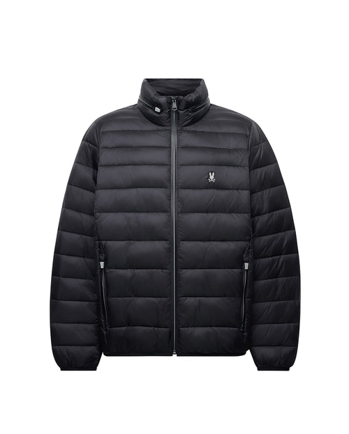 PSYCHO BUNNY CHAQUETA ACOLCHADA PLEGABLE CHRISTOPHER PARA CABALLERO HOMBRE NEGRO MO1100028001