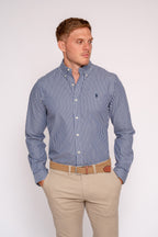 RALPH LAUREN CAMISA MANGA LARGA HOMBRE AZUL