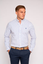 RALPH LAUREN CAMISA MANGA LARGA HOMBRE AZUL