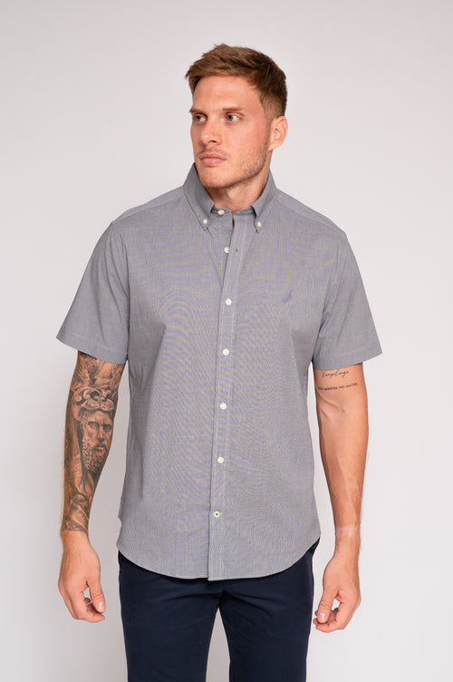 Camisa navy Náutica de hombre