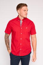Camisa roja Nautica de hombre