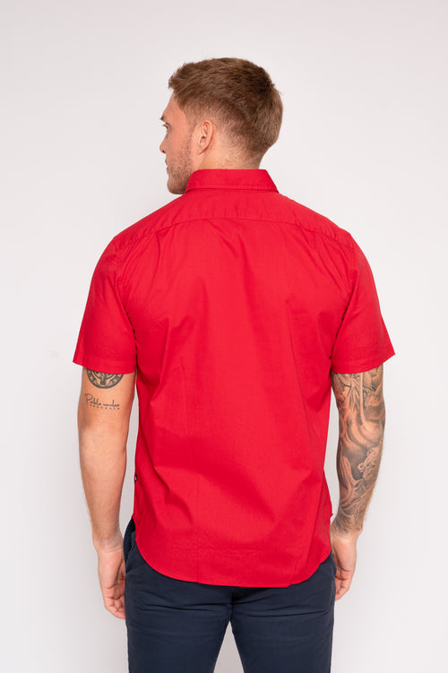 Camisa roja Nautica de hombre