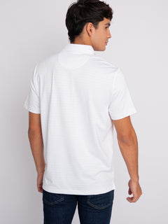 Tech Tonal Stripe Polo Michael Kors