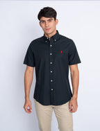 RALPH LAUREN CAMISA MANGA CORTA HOMBRE NEGRO