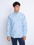 RALPH LAUREN CAMISA MANGA LARGA HOMBRE AZUL