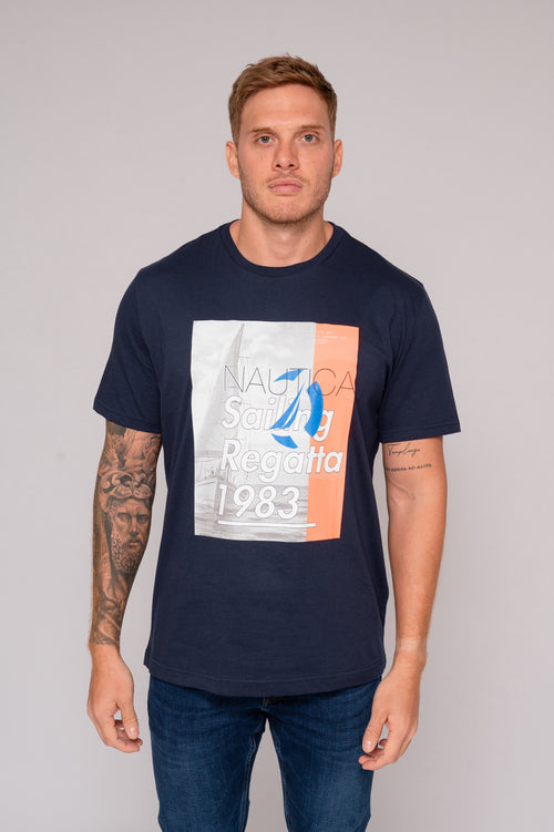 Camiseta estampada para hombre Náutica