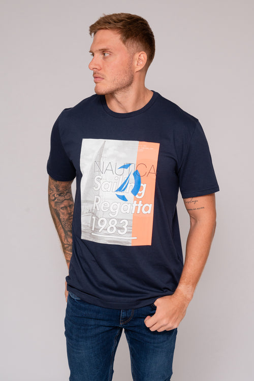 Camiseta estampada para hombre Náutica