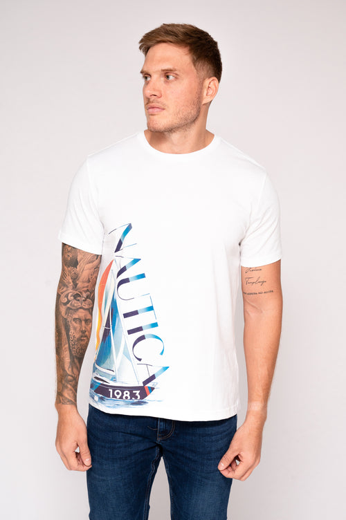 Camiseta estampada para hombre Náutica