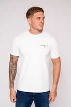 Camiseta blanca clasica para hombre