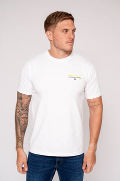 Camiseta blanca clasica para hombre