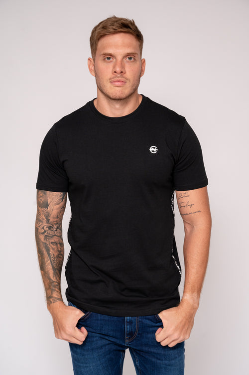 Camiseta gris para hombre con print