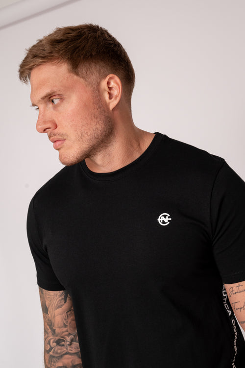 Camiseta gris para hombre con print