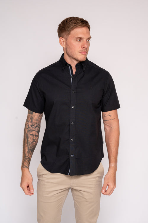 Camisa negra náutica TrueBlack