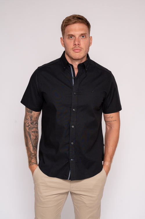 Camisa negra náutica TrueBlack
