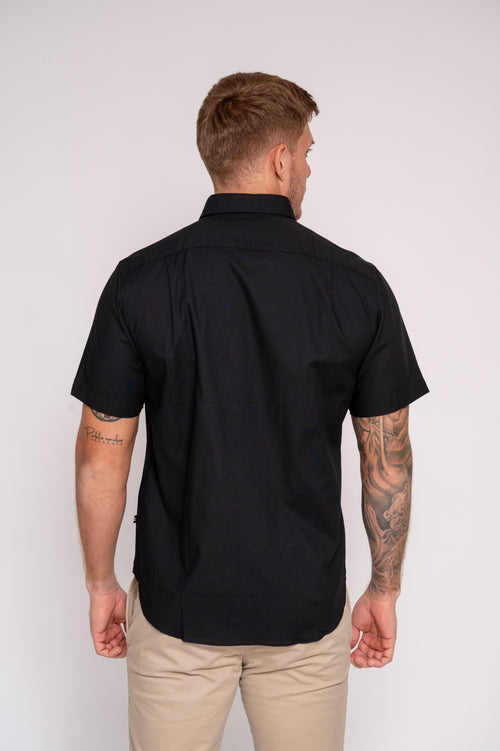 Camisa negra náutica TrueBlack