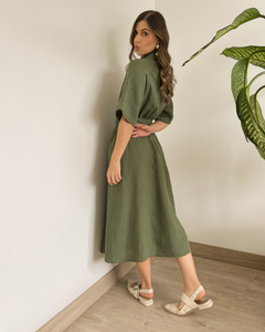 VESTIDO PRIMIA DAMA ROBERTA VERDE VERDE