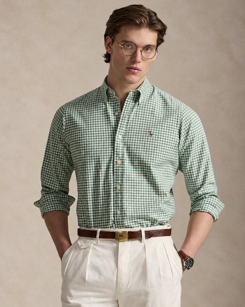 CAMISA MANGA LARGA RALPH LAUREN PARA CABALLERO SPORT VERDE REF 710853129501