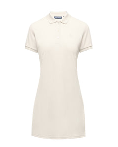 Vestido tipo polo beige para mujer Psycho Bunny