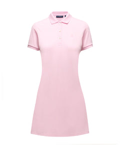 Vestido tipo polo rosa para mujer Psycho Bunny