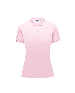 Camiseta tipo polo rosa para mujer Psycho Bunny