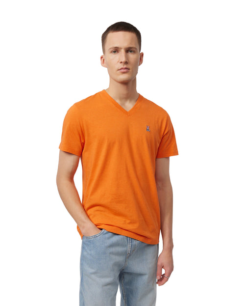 Camiseta Clásica Jaspeada Cuello V