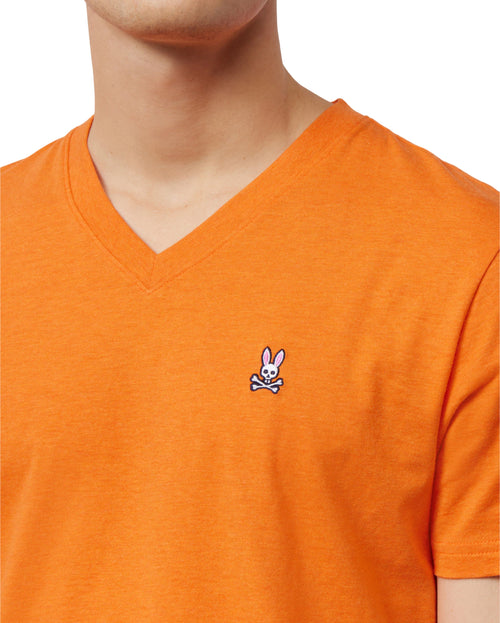 Camiseta Clásica Jaspeada Cuello V