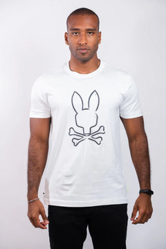 T-SHIRT PSYCHO BUNNY PARA HOMBRE COLOR BLANCO MT0200310100
