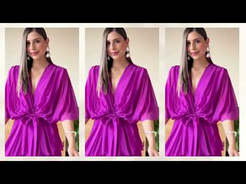 VESTIDO PRIMIA DAMA ROMINA FUCSIA FUCSIA