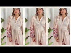 VESTIDO PRIMIA DAMA P.032 PALO ROSA