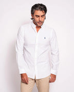 RALPH LAUREN CAMISA MANGA LARGA HOMBRE BLANCO