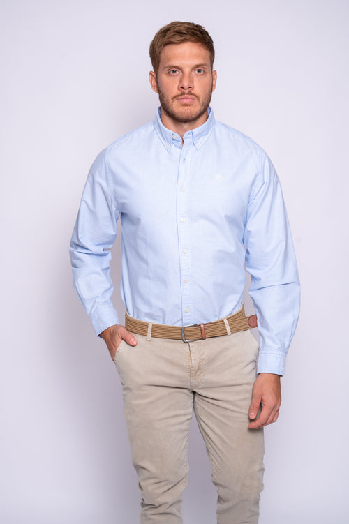 CAMISA EL GANSO CELESTE 1050W240202