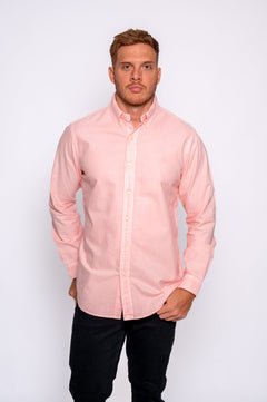 RALPH LAUREN CAMISA MANGA LARGA HOMBRE ROSADO