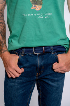 ralph lauren accesorios correa hombre azul