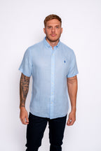 Camisa Manga Corta de Lino Ralph Lauren - 710968912005