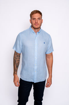 Camisa Manga Corta de Lino Ralph Lauren - 710968912005