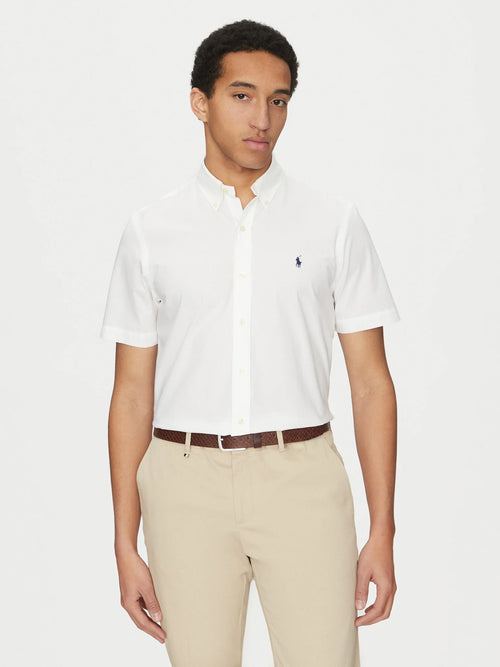 RALPH LAUREN CAMISA MANGA CORTA HOMBRE BLANCO