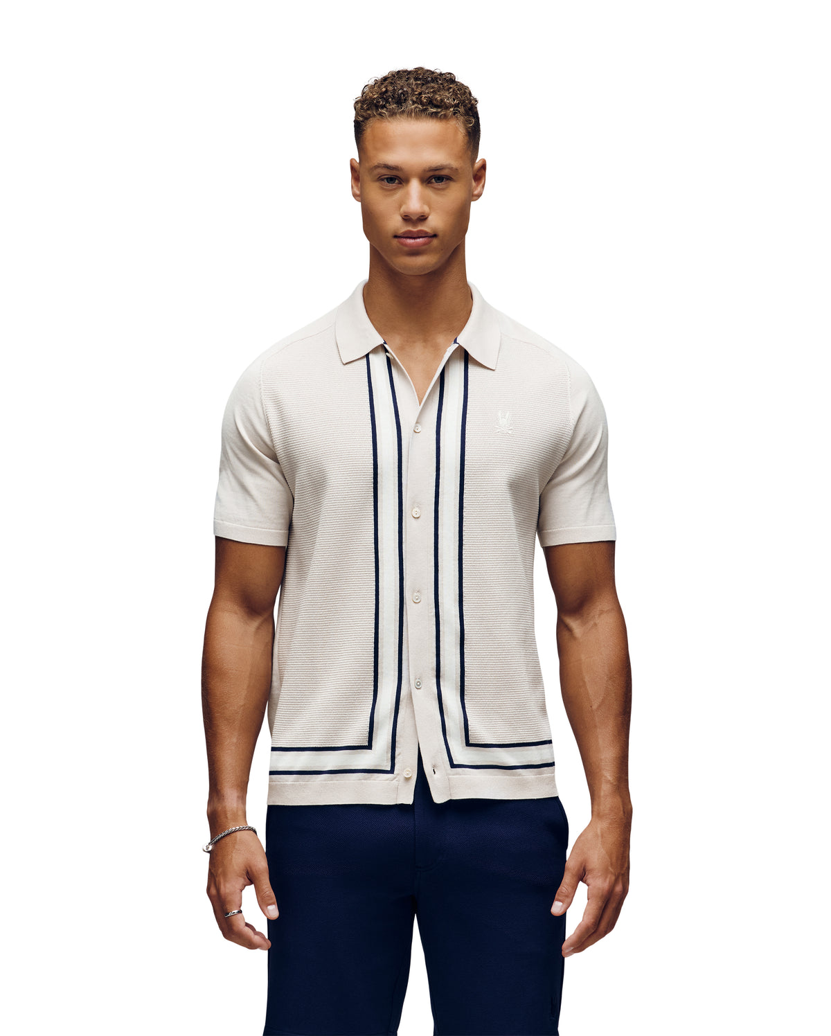 PSYCHO BUNNY CAMISAS FANTASIA HOMBRE BEIGE MT0400053NTN