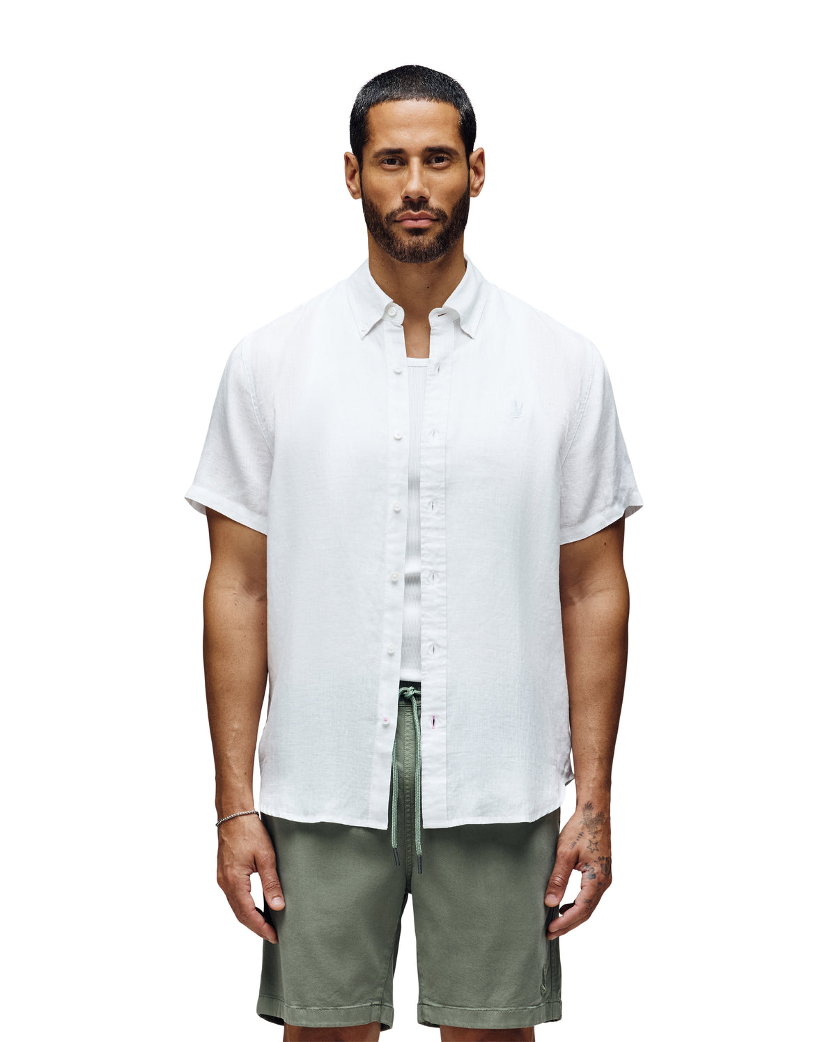 PSYCHO BUNNY CAMISAS FANTASIA HOMBRE BLANCO B6Q679C200WHT