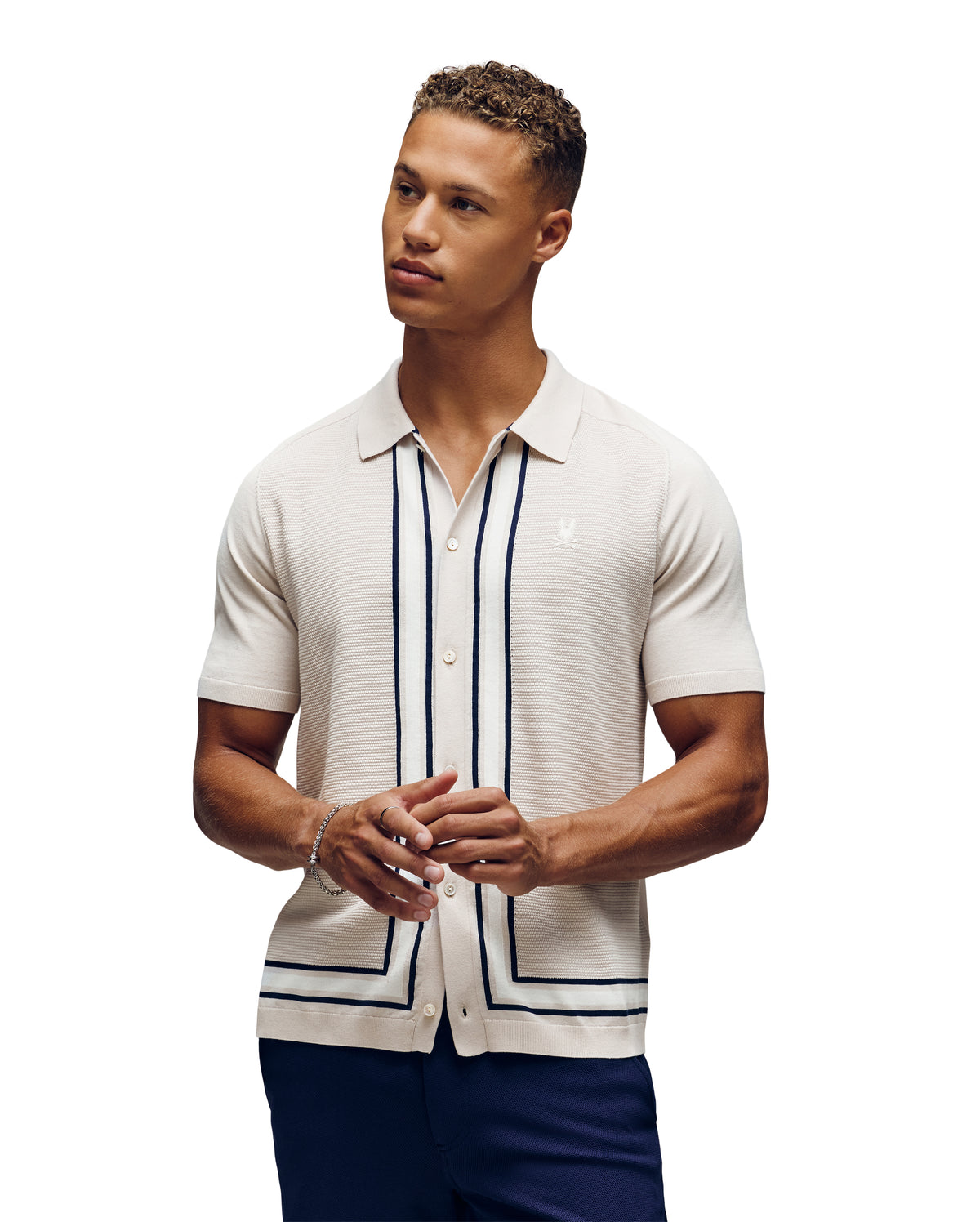 PSYCHO BUNNY CAMISAS FANTASIA HOMBRE BEIGE MT0400053NTN