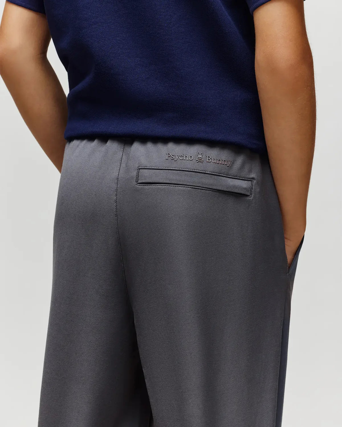 PSYCHO BUNNY PANTALONES FANTASIA NIÑO GRIS KB0600002078