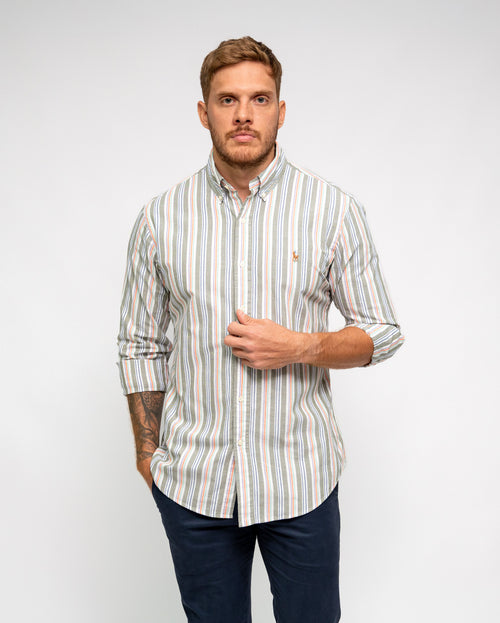 RALPH LAUREN CAMISA MANGA LARGA HOMBRE NARANJA