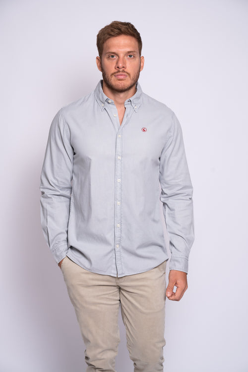 CAMISA EL GANSO GRIS 1050W240214