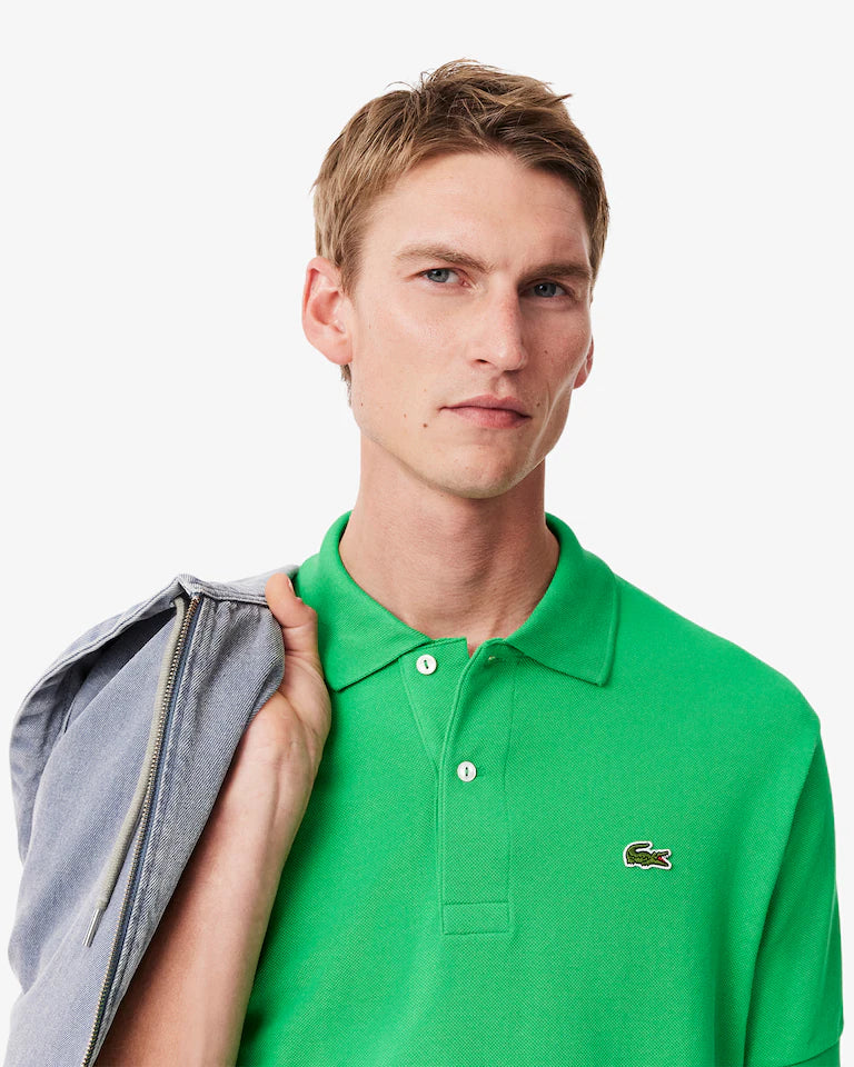 CAMISETA TIPO POLO LACOSTE GREEN - L1212-23SIW