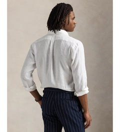 RALPH LAUREN CAMISA MANGA LARGA HOMBRE BLANCO