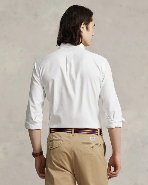 RALPH LAUREN CAMISA MANGA LARGA HOMBRE BLANCO