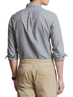 RALPH LAUREN CAMISA MANGA LARGA HOMBRE GRIS