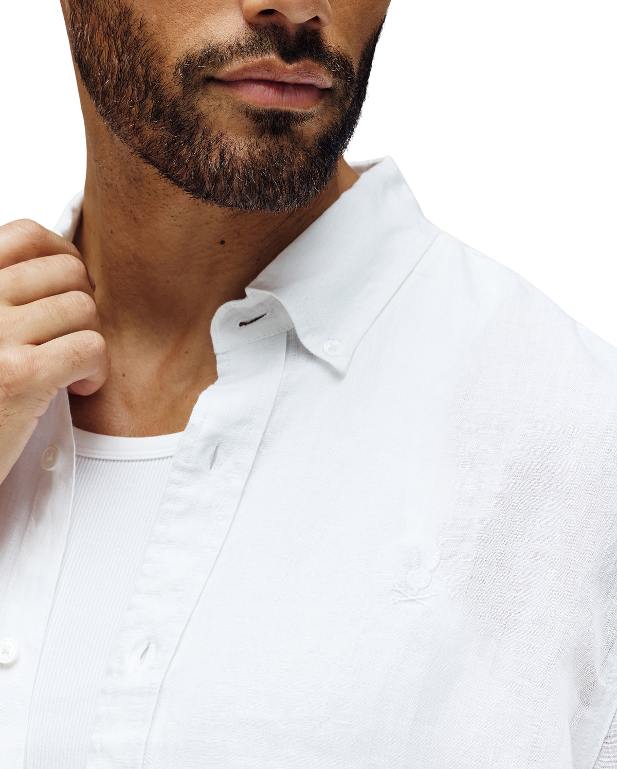 PSYCHO BUNNY CAMISAS FANTASIA HOMBRE BLANCO B6Q679C200WHT