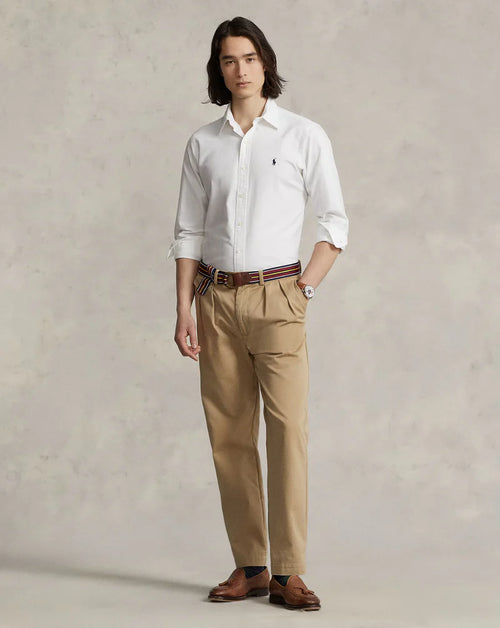 RALPH LAUREN CAMISA MANGA LARGA HOMBRE BLANCO