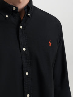 RALPH LAUREN CAMISA MANGA LARGA HOMBRE NEGRO