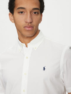 RALPH LAUREN CAMISA MANGA CORTA HOMBRE BLANCO